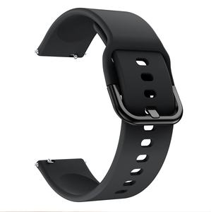 Bracelet de montre en silicone de 20 mm pour <span class=keywords><strong>Samsung</strong></span> <span class=keywords><strong>Galaxy</strong></span> <span class=keywords><strong>Watch</strong></span> <span class=keywords><strong>Active</strong></span> <span class=keywords><strong>R500</strong></span> Active2 40 mm 44 mm SM-R820 SMR830 - Product Image 1