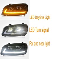 2 pièces de phares LED de voiture, feux de jour LED pour Toyota RAV-4 SXA10 SXA111998 1999 2000, feux de croisement et de route