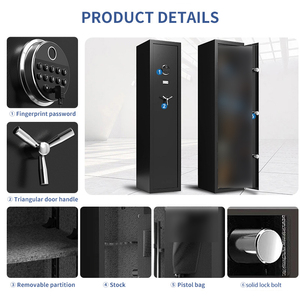 Xbt Tùy Chỉnh Thép Súng Tài Liệu Tủ Xách Tay Nhà An Toàn Cho Bí Mật Súng Lưu Trữ - Product Image 4