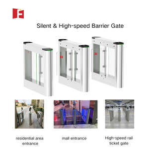 Barrière pivotante piétonne automatique en acier inoxydable avec reconnaissance faciale et anti-écrêtlement pour accès au bureau - Product Image 1