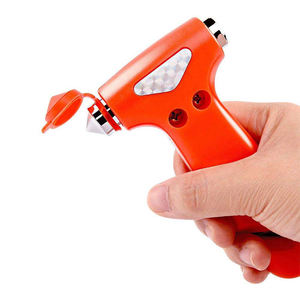 Personnalisé 2 en 1 multifonctionnel mini marteau d'urgence de voiture brise-vitre marteau de sécurité avec coupe de ceinture de sécurité - Product Image 2