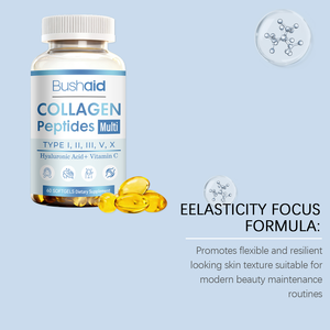 Capsules Molles <span class=keywords><strong>de</strong></span> <span class=keywords><strong>Collagène</strong></span> Peptidique Multi-Action avec <span class=keywords><strong>Vitamine</strong></span> <span class=keywords><strong>C</strong></span>, Glutathion <span class=keywords><strong>et</strong></span> <span class=keywords><strong>Collagène</strong></span> – Produit <span class=keywords><strong>de</strong></span> Beauté - Product Image 2