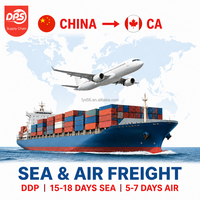 Transport maritime et aérien multimodal de Chine vers le Canada, service de transitaire DDP porte-à-porte, service de fret express mondial