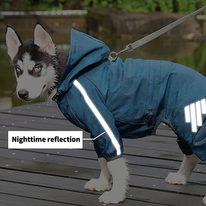 Venta al por mayor impermeable reflectante raya perro impermeable - Product Image 2