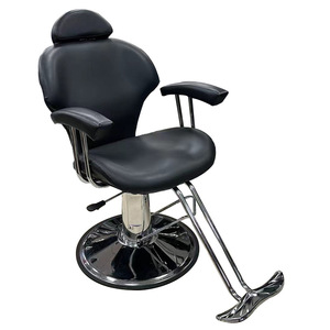 Silla de peluquería, silla para estilizar el cabello, silla especial para salones de belleza, plegable, ajustable y giratoria - Product Image 1