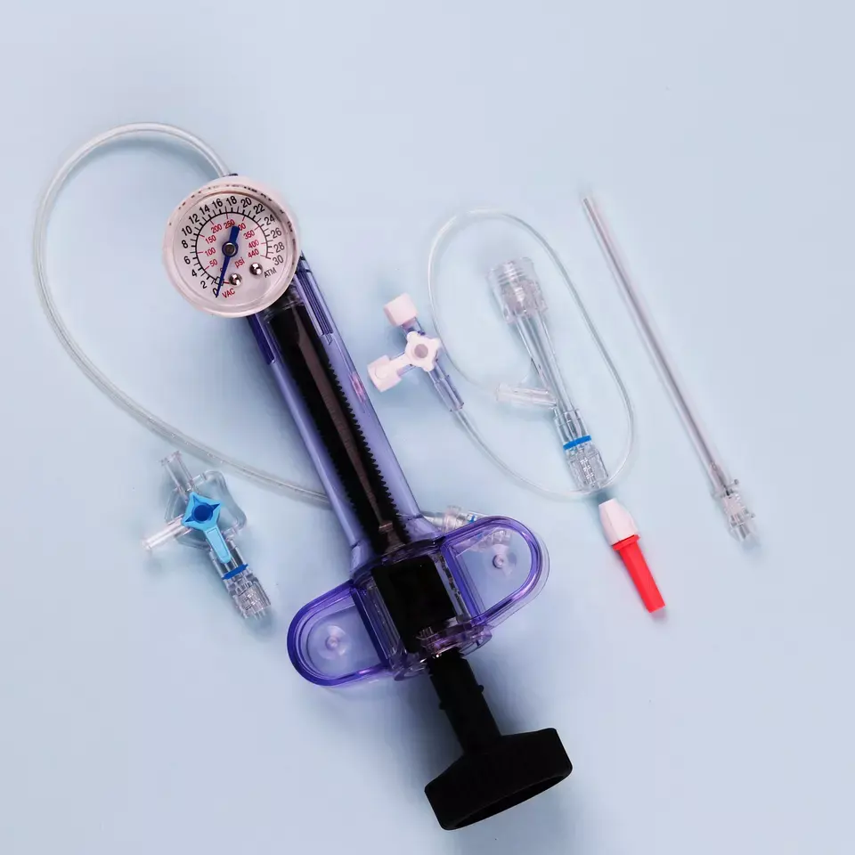 Tianck medical disposable clinical consumable cardiology supply A Type Balloon Inflation Device