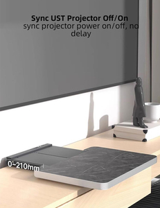 <span class=keywords><strong>Support</strong></span> de projecteur <span class=keywords><strong>motorisé</strong></span> Yinzam UST avec plateau coulissant intelligent, synchronisation automatique, plateau rétractable jusqu'à 200 pouces de projection - Product Image 6