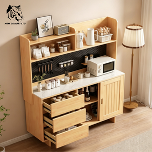 china supplier well priced custom logo huge stock eco-friendly <b>sideboard</b> new designed living room furniture wood <b>kitchen</b> cabinet - Product Image 2