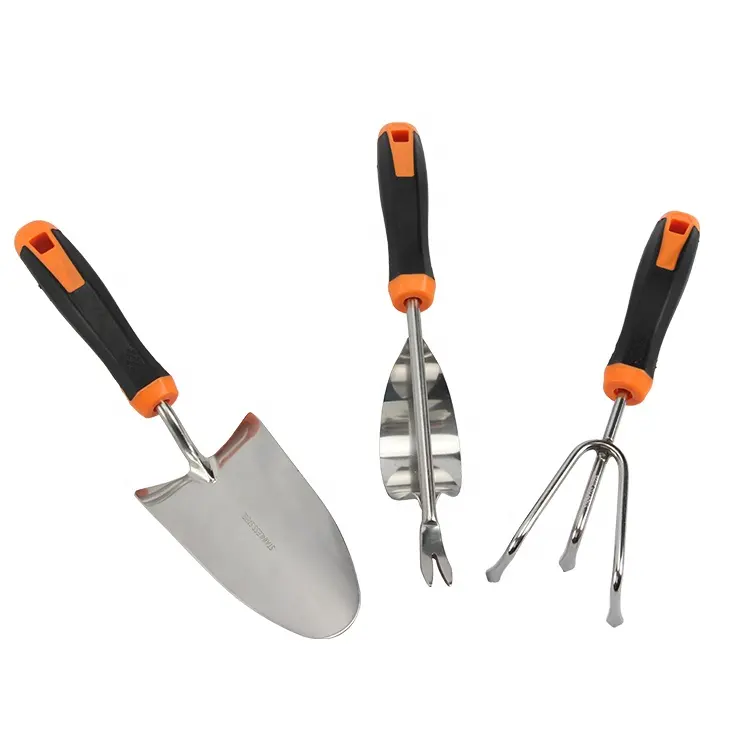 Stainless Steel Customized Portable Garden hand Tools Set Gardening Tools for Home useful green Garden Tool Set