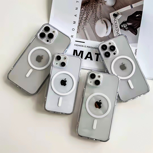 Magnetic Wireless Charging Hard Clear PC Phone Case for <strong>iPhone</strong> 16e 17 air - Product Image 4