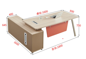 Bureau de travail en bois moderne haut de gamme avec fonctionnalités de réglage personnalisables et dissipation de chaleur - Product Image 6
