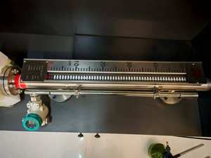 Instrumentos de Medição de Nível Magnético, Medidor Acionado, Material Totalmente em Alumínio, Faixa de 500mm, Precisão de 10mm, 4-20mA - Product Image 4