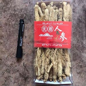 Lu <span class=keywords><strong>E</strong></span>'niang Ginseng Chino Seco de Primera Calidad, 50g, Montaña Changbai, Empaque en Caja, 24 Meses de Duración, Sabor Agridulce, Tradicional - Product Image 1