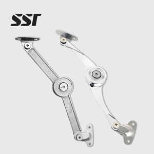Sistema de elevación de gabinete de aleación de zinc Soporte de puerta de gabinete Tapa Stay Flap Stay - Product Image 1
