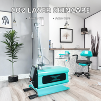 Machines laser fractionnelles CO2 les plus vendues pour l'élimination des cicatrices et des taches de rousseur, découpe laser de bureau pour le corps et le visage, prises US/AU/EU/JP