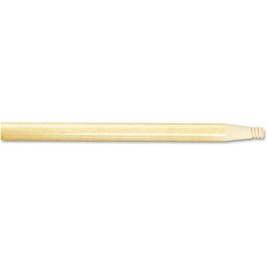 Cabezal de Escoba de Madera Lacada Natural Boardwalk de 0.94 Pulgadas de Diámetro con Extremo Roscado, Cabezal de Escoba de PET y Goma para Uso Doméstico, Recogedor Incluido - Product Image 1