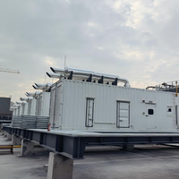 Groupe électrogène silencieux conteneurisé pour centre de données 850KVA 1200KVA, moteur diesel Cummins, alternateur Leroy Somer, refroidissement par eau, ATS
