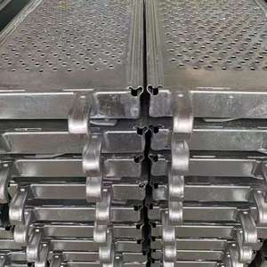 Hot <b>Dip</b> Galvanized Steel Planks Suppliers Steel Scaffold Platform Pierced Steel Plank Frame Metal Deck - Product Image 6