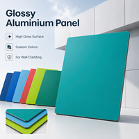 Panneau composite en aluminium Alucobond haute brillance 3 mm 4 mm, plaque ACP, panneau ACM, signalétique publicitaire, façades extérieures