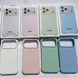 เคสโทรศัพท์ซิลิโคนเหลวลายน้ำแบบใหม่สำหรับ iPhone 18 Pro Max 17 Pro พร้อมปุ่มควบคุมกล้อง AI ป้องกันแรงกระแทก - Product Image 1