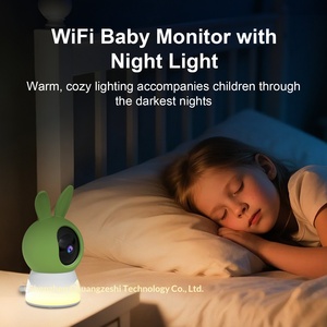 Monitor Inteligente para Bebés con Cámara y Luz Nocturna, HD WiFi, Monitor de Sueño Infantil, Detección de Temperatura y Humedad, Suministro de Fábrica OEM - Product Image 2
