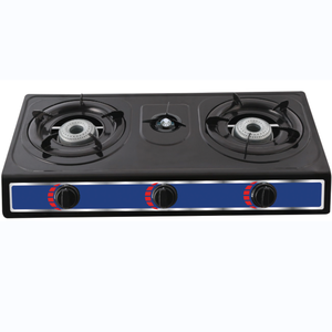 Réchaud à gaz, réchaud au butane pour la cuisine, portable, émail céramique, 3 brûleurs - Product Image 5