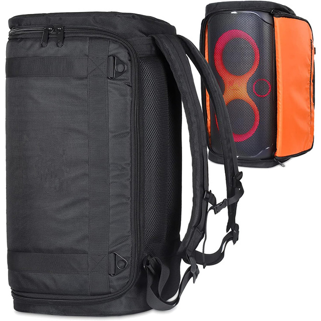 Durable Portable Rugged EWSK0101 Camouflage Polyester Water Resistant Shockproof Saxophone Speaker Bag Backpack Case