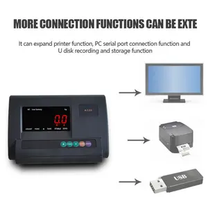 Jaminan kualitas OEM ODM XK3190-A12E indikator instrumen berat platform elektronik dengan fungsi koneksi