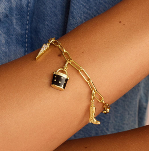 Bracelet et collier à breloques en laiton doré 18K personnalisé Créez votre propre design pour un cadeau parfait Accessoires de bricolage Bijoux - Product Image 3