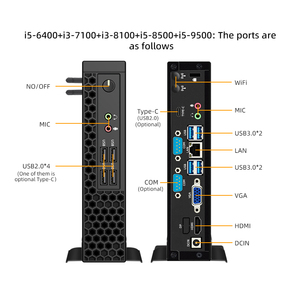 Mini Computadora de Escritorio Intel Core <span class=keywords><strong>I5</strong></span>-9500 de Seis Núcleos, PC Portátil Adecuada para Juegos, Uso Doméstico y Oficina Empresarial - Product Image 5