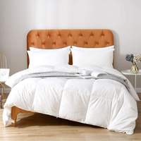 Couette WARMTEX en coton biologique matelassée avec rembourrage en polyester, moderne, mi-chaude, toutes saisons, pour la maison