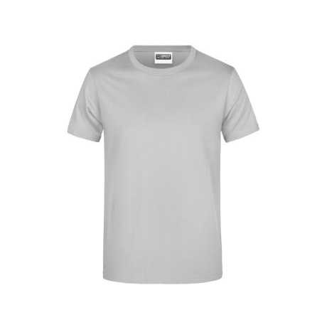 Basic-T Man 150 Printed T-Shirt Classic Solid Design with 200 Grams Fabric Weight Silk Screen Printing 180 Grams Weight