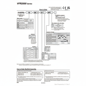 ชิ้นส่วนนิวเมติก VV5FR2-01T-041-02นิวเมติก SMC - Product Image 1