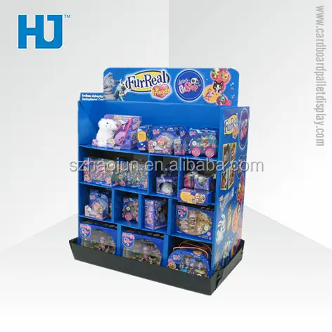 Магазин игрушек индивидуальные пол поп плюшевые игрушки картонный счетчик дисплей/кукла дисплей стенд