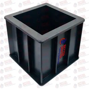 Factory supply 100*100*100mm 500g plastic concrete cube mould for sale