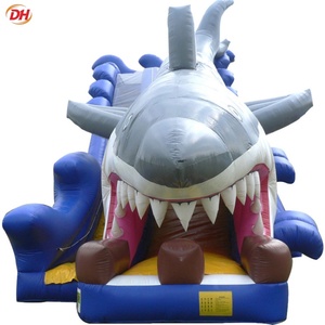 <span class=keywords><strong>Toboggan</strong></span> gonflable 3D Requin en PVC robuste, usage sec et humide, idéal pour centres commerciaux, carnavals et aires de jeux extérieures pour enfants - Vente chaude - Product Image 1