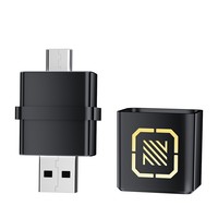 Adaptateur sans fil 2-en-1 USB Type C pour CarPlay et Android Auto, lecteur multimédia, boîte adaptatrice sans fil