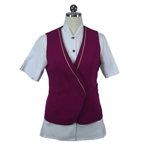 Uniformi da Manager di cabina da donna che neutralizzano gli odori guardaroba della squadra della compagnia aerea in tessuto leggero - Product Image 1