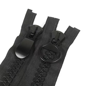 Grand sac à <span class=keywords><strong>fermeture</strong></span> <span class=keywords><strong>éclair</strong></span> en plastique à <span class=keywords><strong>double</strong></span> extrémité ouverte 20 #30 # <span class=keywords><strong>fermeture</strong></span> <span class=keywords><strong>éclair</strong></span> en résine à grandes dents matériau écologique - Product Image 1