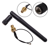 Antena WiFi Roarkit 2.4GHz 3dBi RP- Male PCI U.FL IPX Kabel Pigtail untuk ESP8266/ESP32