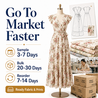 Fabricant de robes florales personnalisées pour femmes, robes maxi d'été en viscose à fleurs, vêtements décontractés pour femmes, vêtements de détente, usine ODM, OEM