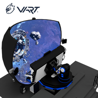 Centre commercial VART 3D/7D/9D/12D Cinéma orbital intérieur Film à l'oeil nu Théâtre de vol Cinéma dôme