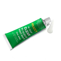 FEIYA Mastic silicone RTV haute température résistant à l'huile 50g Transparent Adhésif/Scellant Force de liaison pour l'emballage et la construction