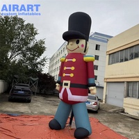 Ballon gonflable de personnage de Noël de dessin animé de mascotte de festival de joyeux Noël pour la publicité