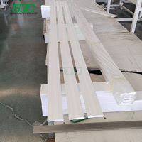 Moulure de base coloniale en PVC BOTO, facile à couper et à installer avec des clous, vente directe d'usine, disponible en plusieurs profils et tailles