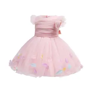 China Supply boutique tutu dresses for kids girls new baby girl dress backless design frock