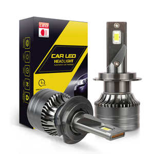 Ampoules de phare LED pour véhicules et motos, turbos LED S2 H4 H7 H13 H11 9005 9006 Cob, 12V 24V - Product Image 1