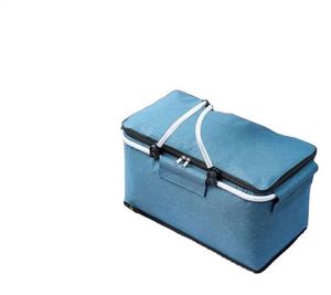 Panier de pique-nique isotherme pliable personnalisé avec logo 2024, sac de transport pour aliments et boissons, sac isotherme - Product Image 5