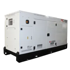 Gerador diesel vantek, 120kw/150kva silencioso com motor de cunmins