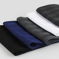 Vente en gros été 10 paires de chaussettes pour hommes boîte de cadeaux d'affaires chaussettes couleur unie polyester mince soie glacée hommes chaussettes d'affaires respirantes